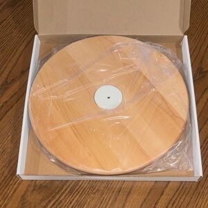 Wooden Lazy Susan Turntable Nora Fleming